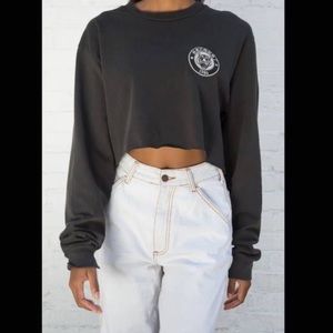 Brandy Melville crop hoodie